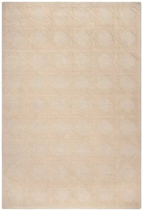 Jamie Drake Wool Pile Rug in Ivory - The Mayfair Hall