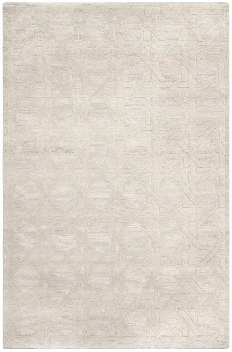 Jamie Drake Wool Pile Rug in Silver - The Mayfair Hall