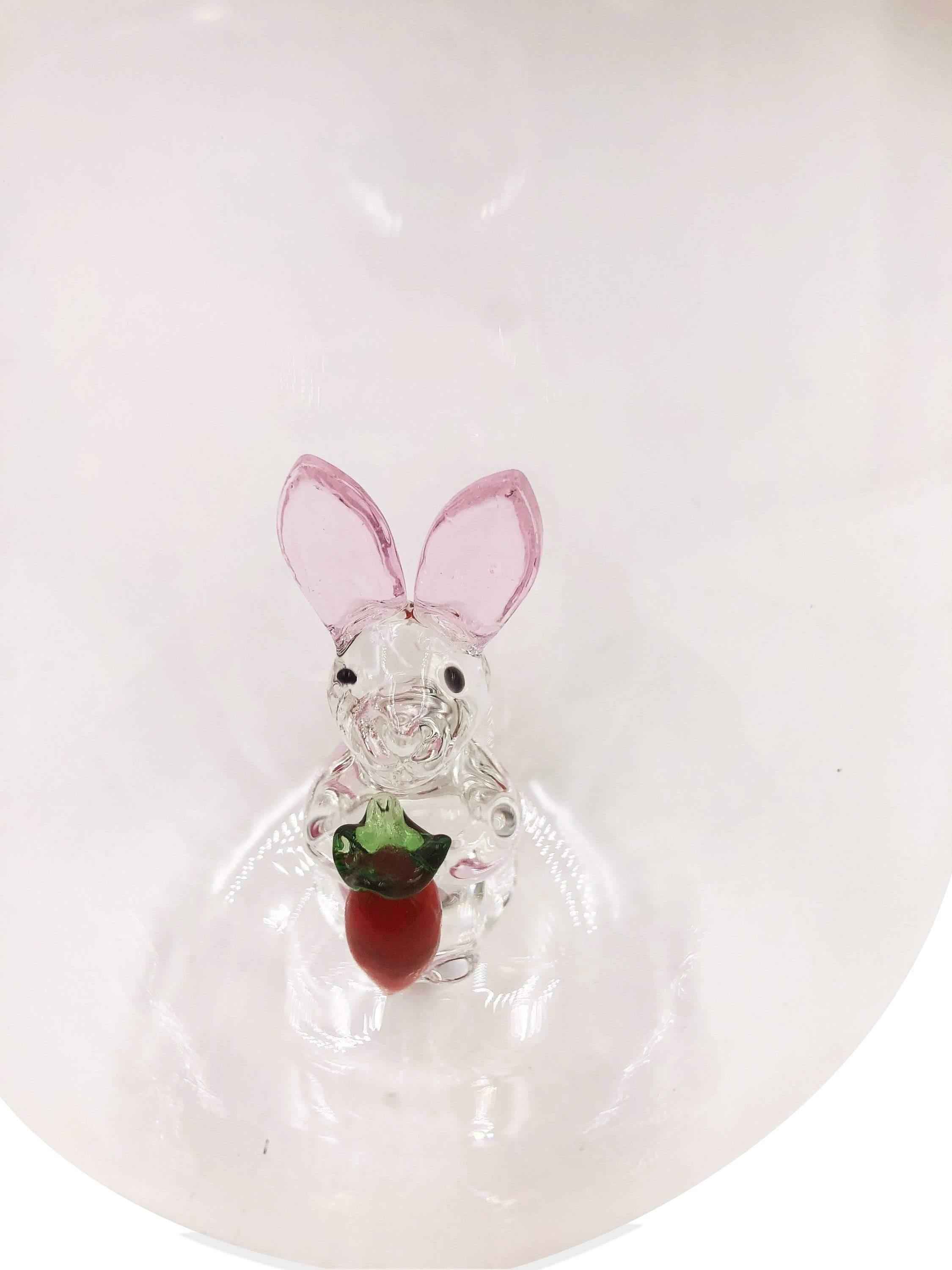 3D Easter Bunny Stemless Wine Glasses