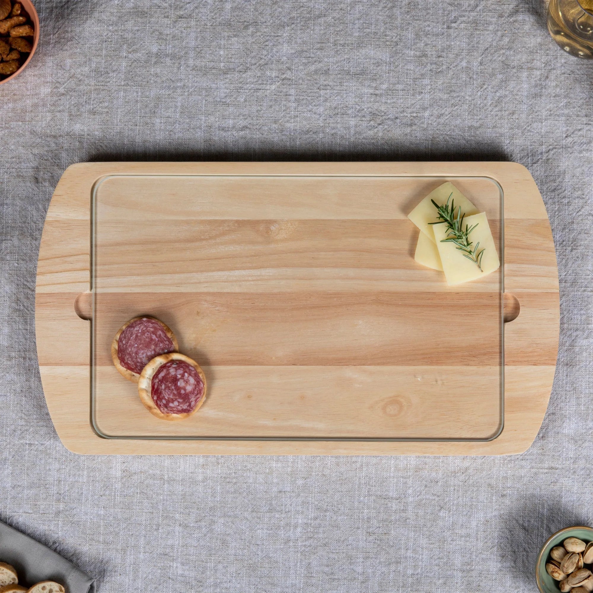 Billboard Glass Top Serving Tray - The Mayfair Hall