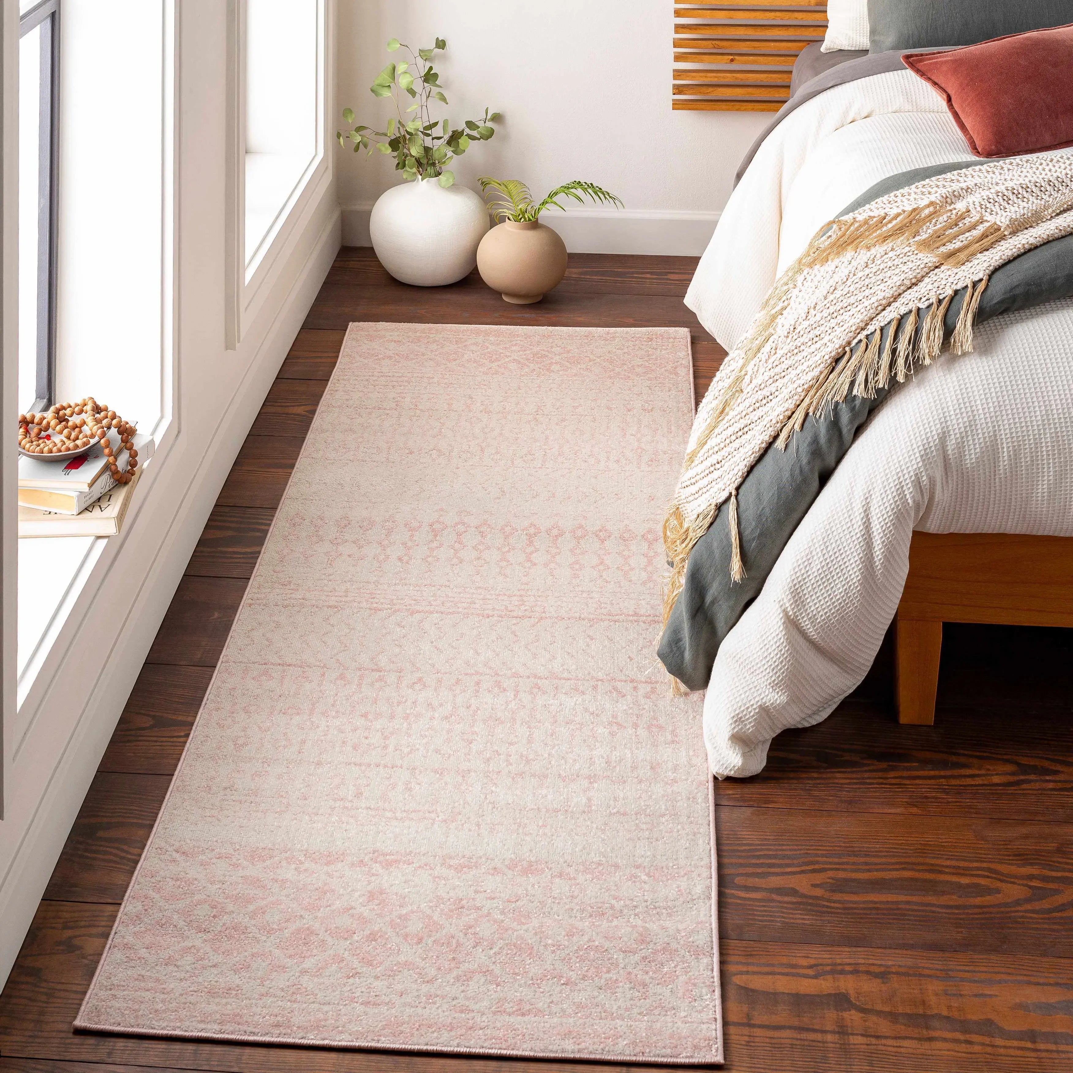 Constantin Blush Area Rug - The Mayfair Hall
