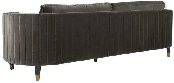 Winford Velvet Sofa in Giotto Mouse - The Mayfair Hall