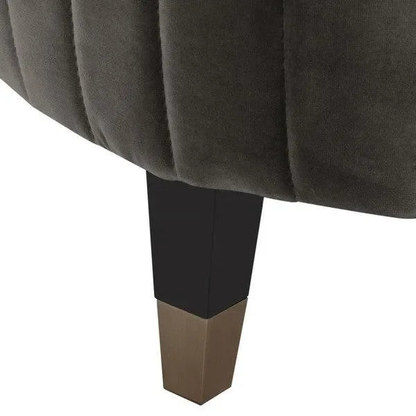 Winford Velvet Sofa in Giotto Mouse - The Mayfair Hall