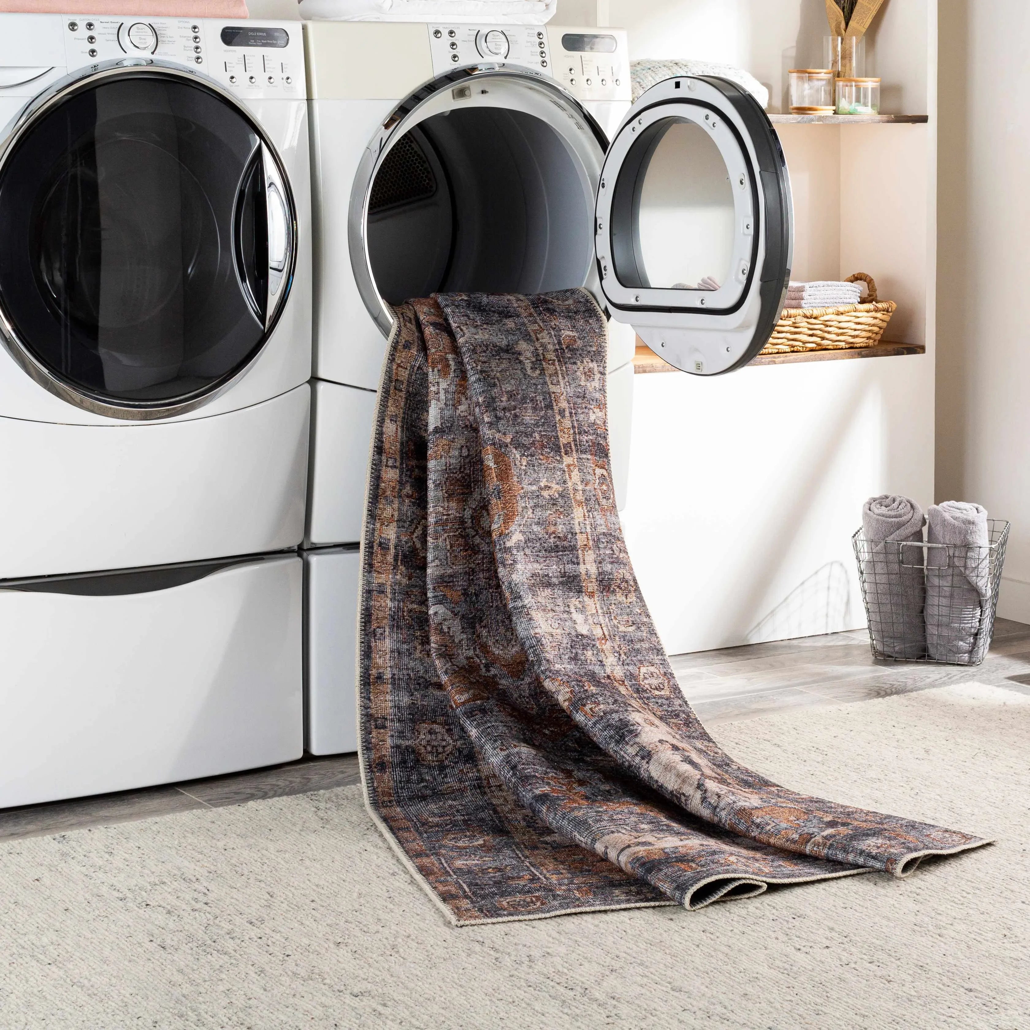Lagangilang Washable Area Rug - The Mayfair Hall