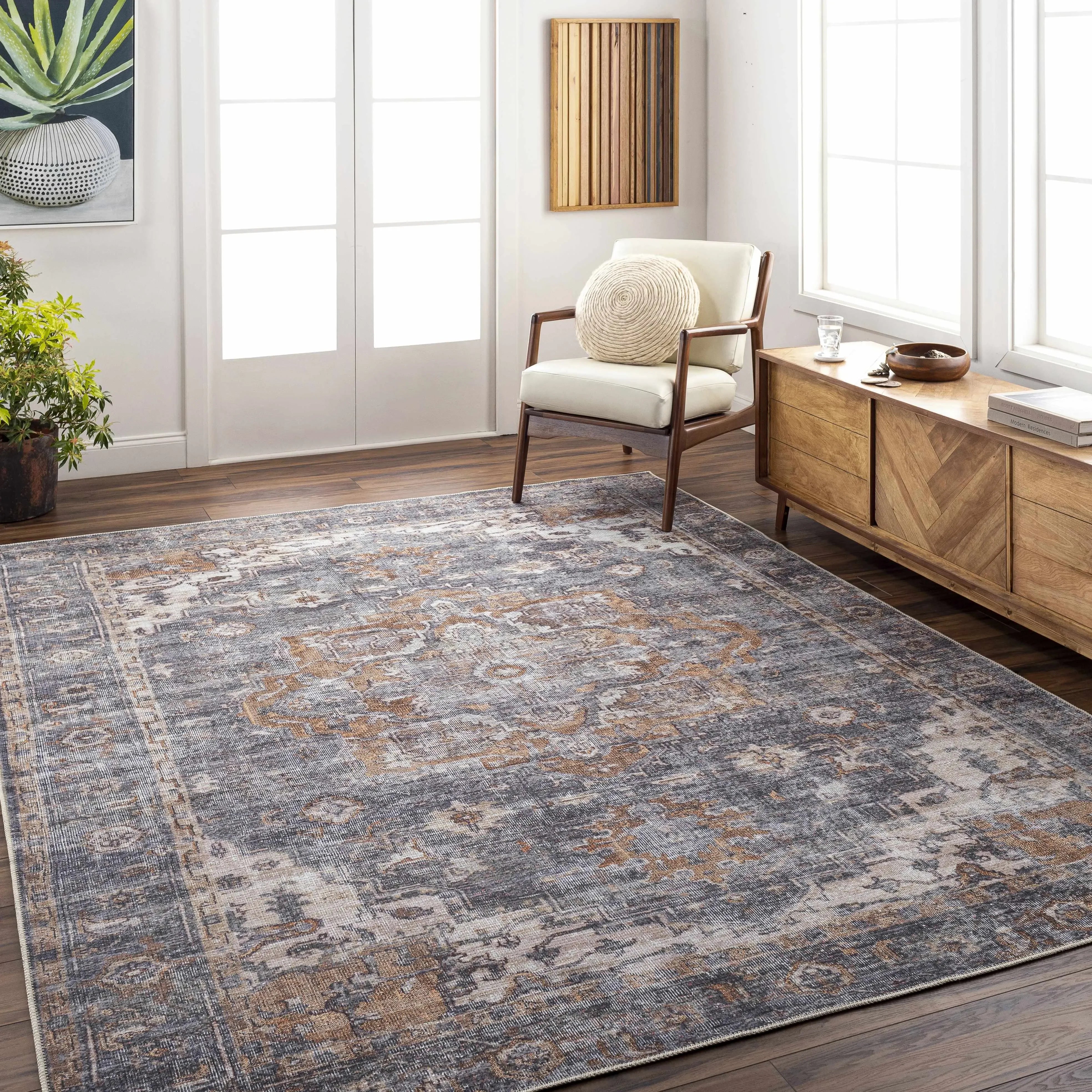 Lagangilang Washable Area Rug - The Mayfair Hall