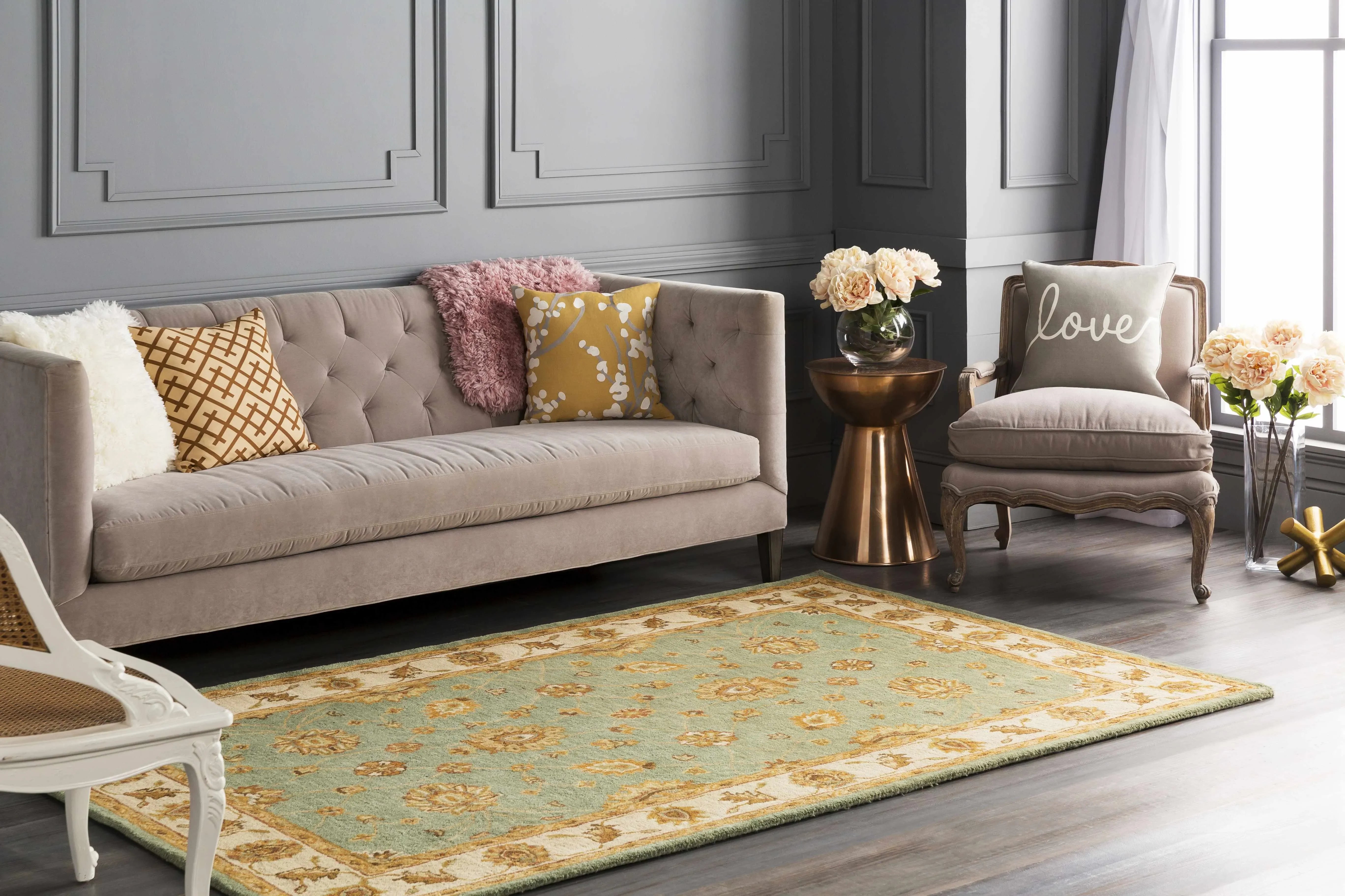 Lagrange Wool Carpet in Sage