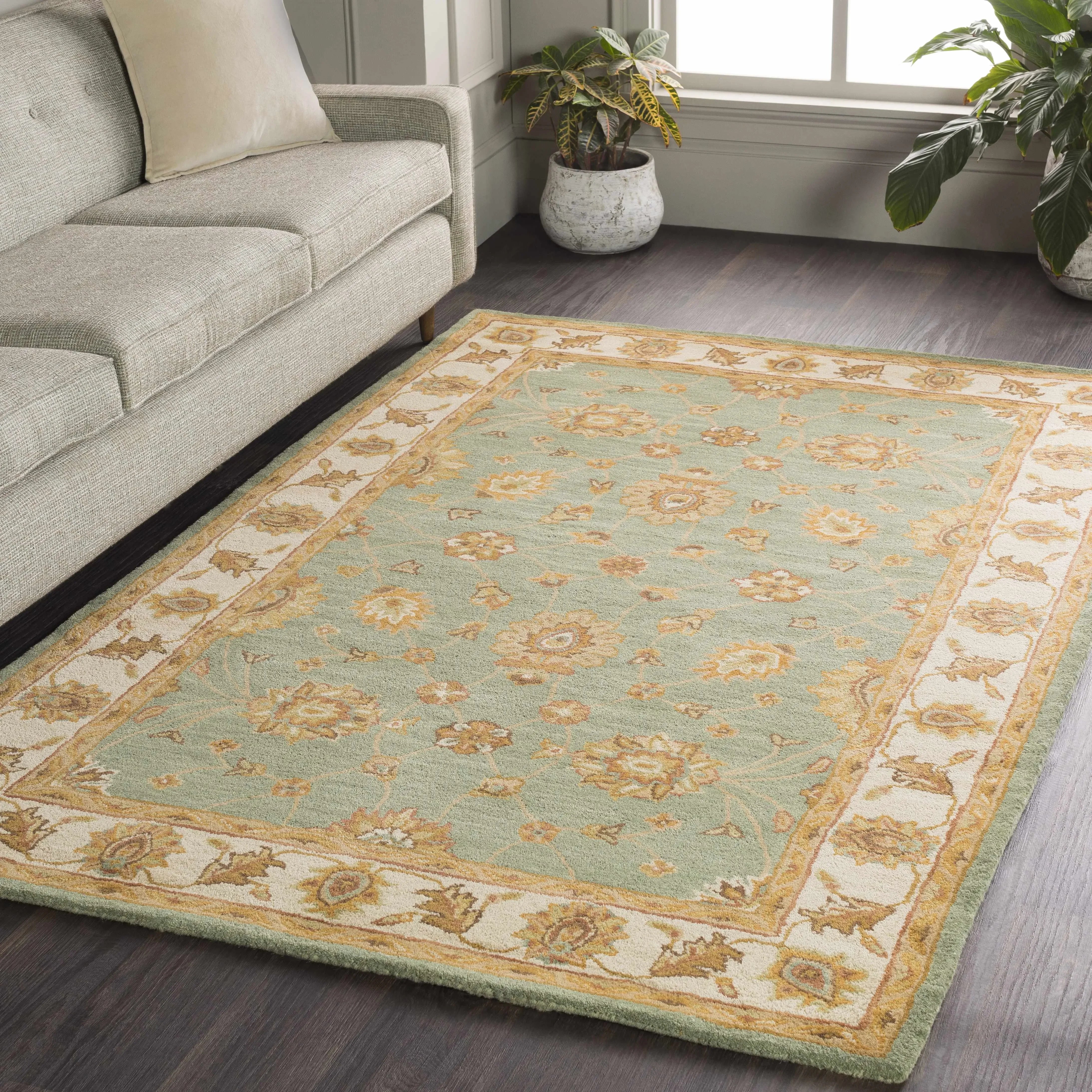 Lagrange Wool Carpet in Sage