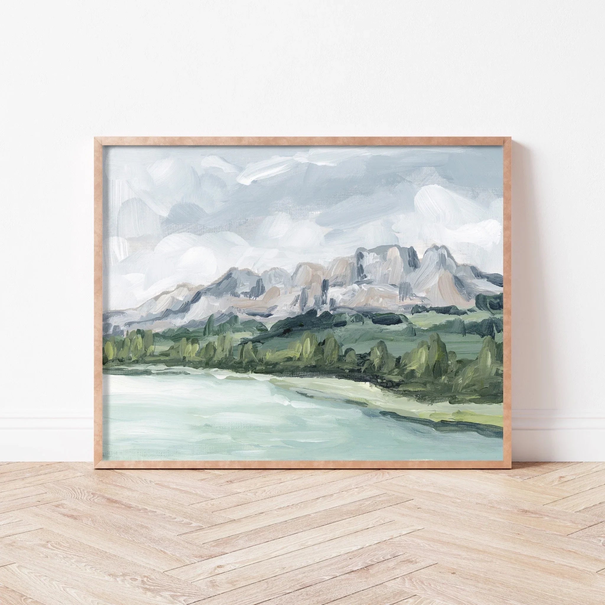 "Lake in the North" Art Print - The Mayfair Hall