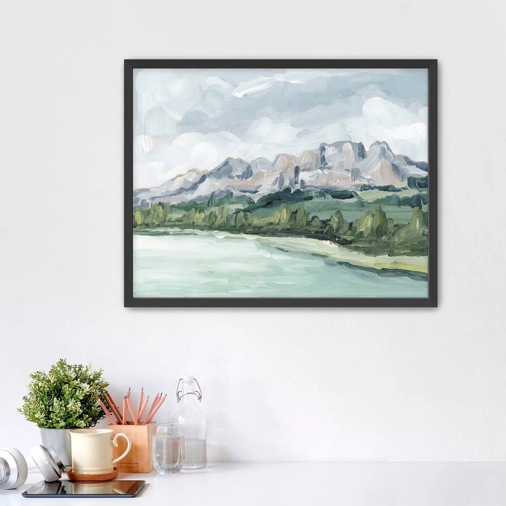 "Lake in the North" Art Print - The Mayfair Hall
