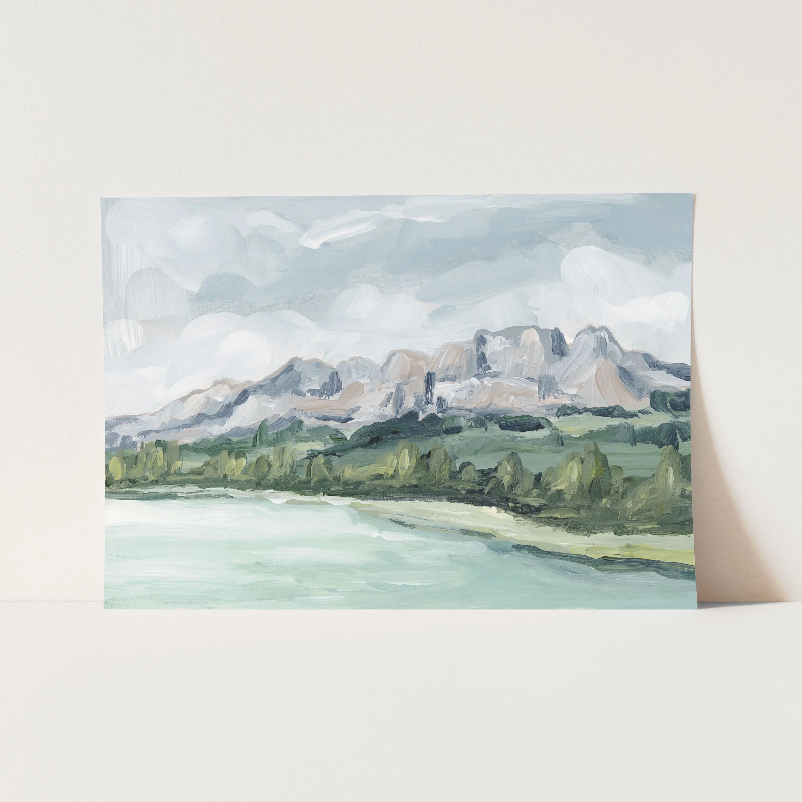 "Lake in the North" Art Print - The Mayfair Hall