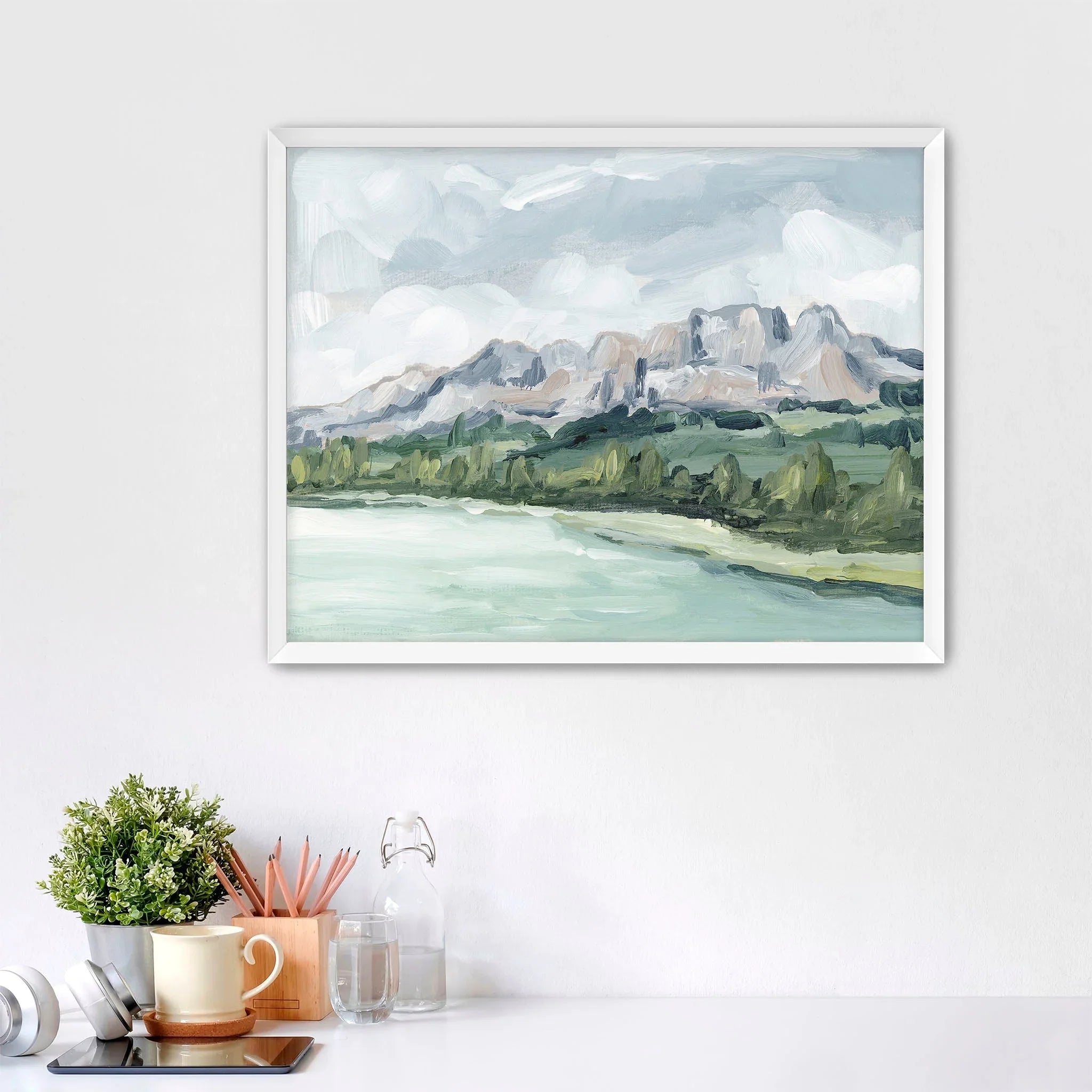 "Lake in the North" Art Print - The Mayfair Hall