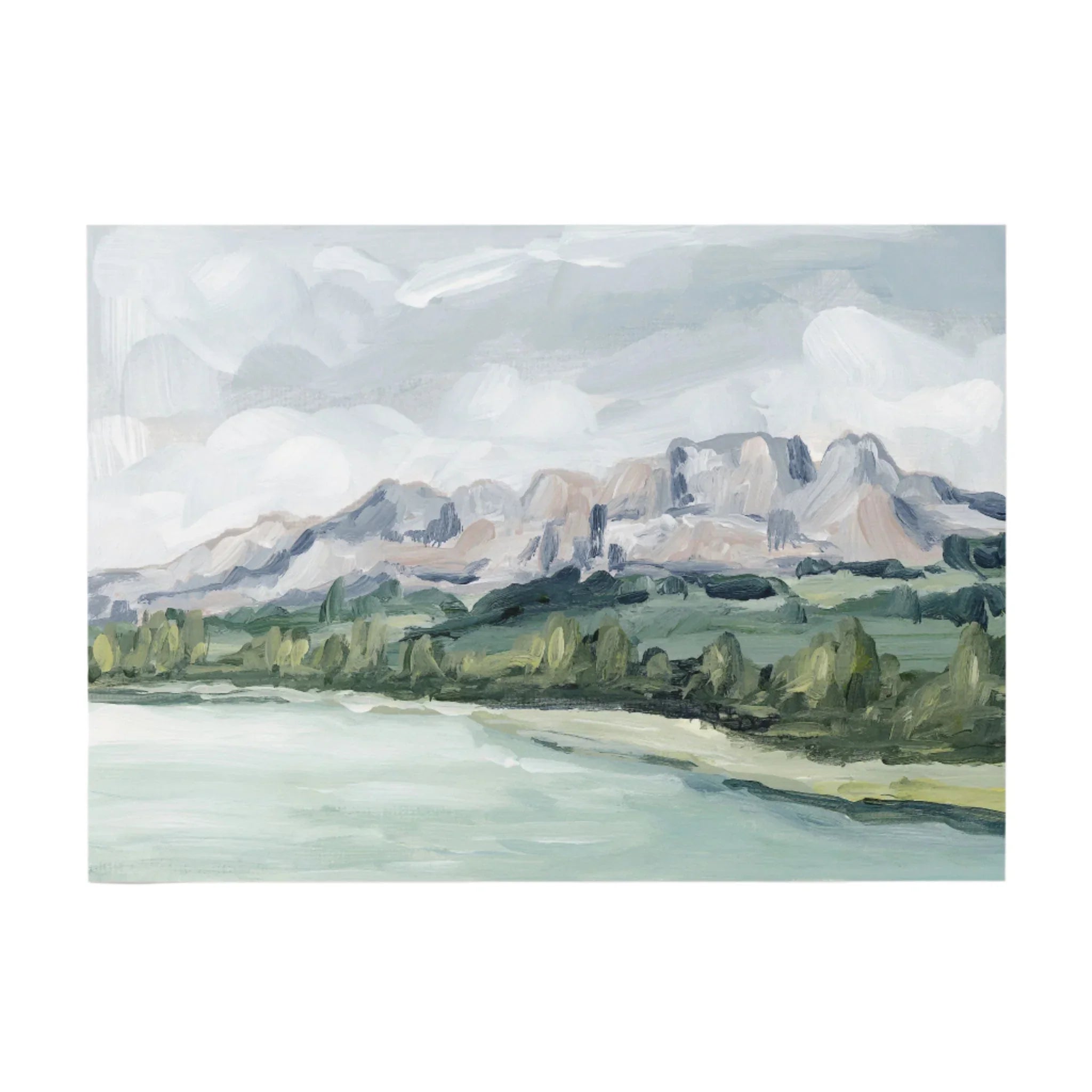 "Lake in the North" Art Print - The Mayfair Hall