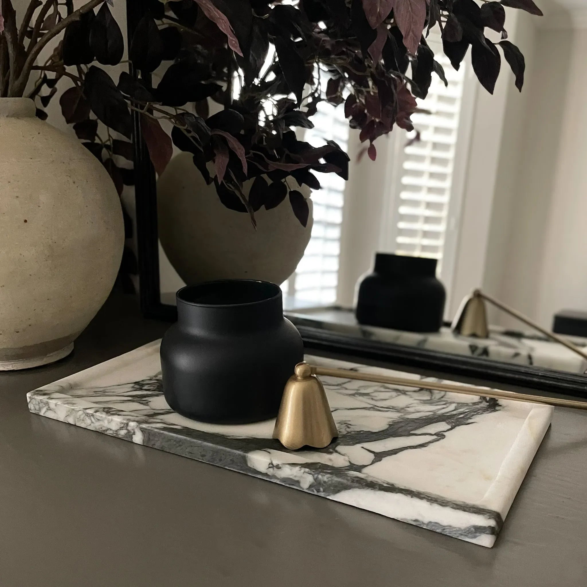 Large Calacatta Borghini Marble Tray - The Mayfair Hall