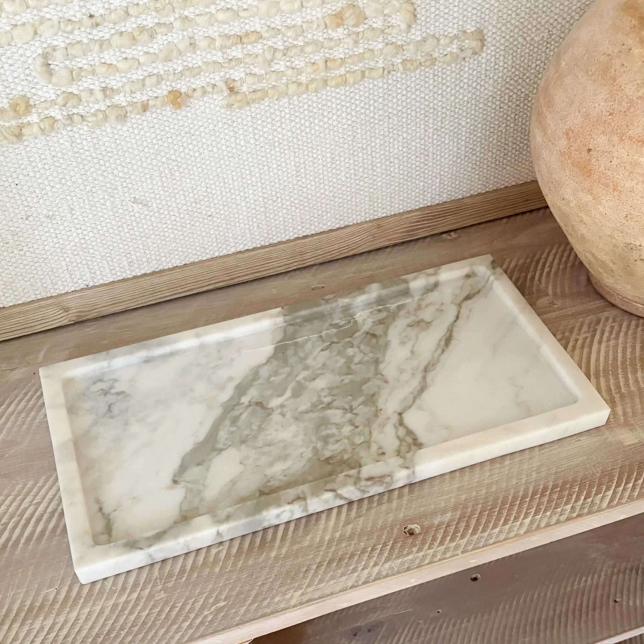 Large Calacatta Marble Tray - The Mayfair Hall