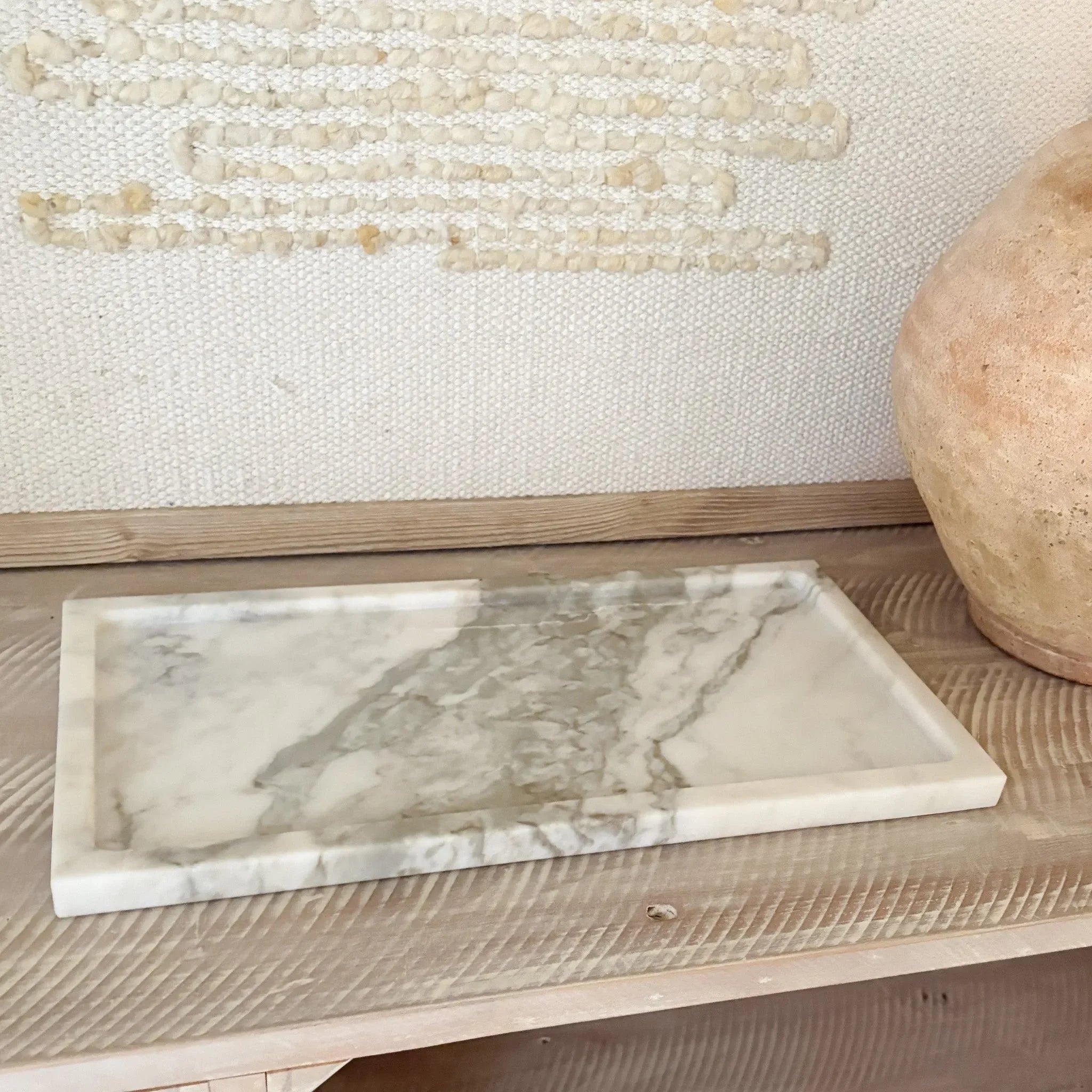 Large Calacatta Marble Tray - The Mayfair Hall