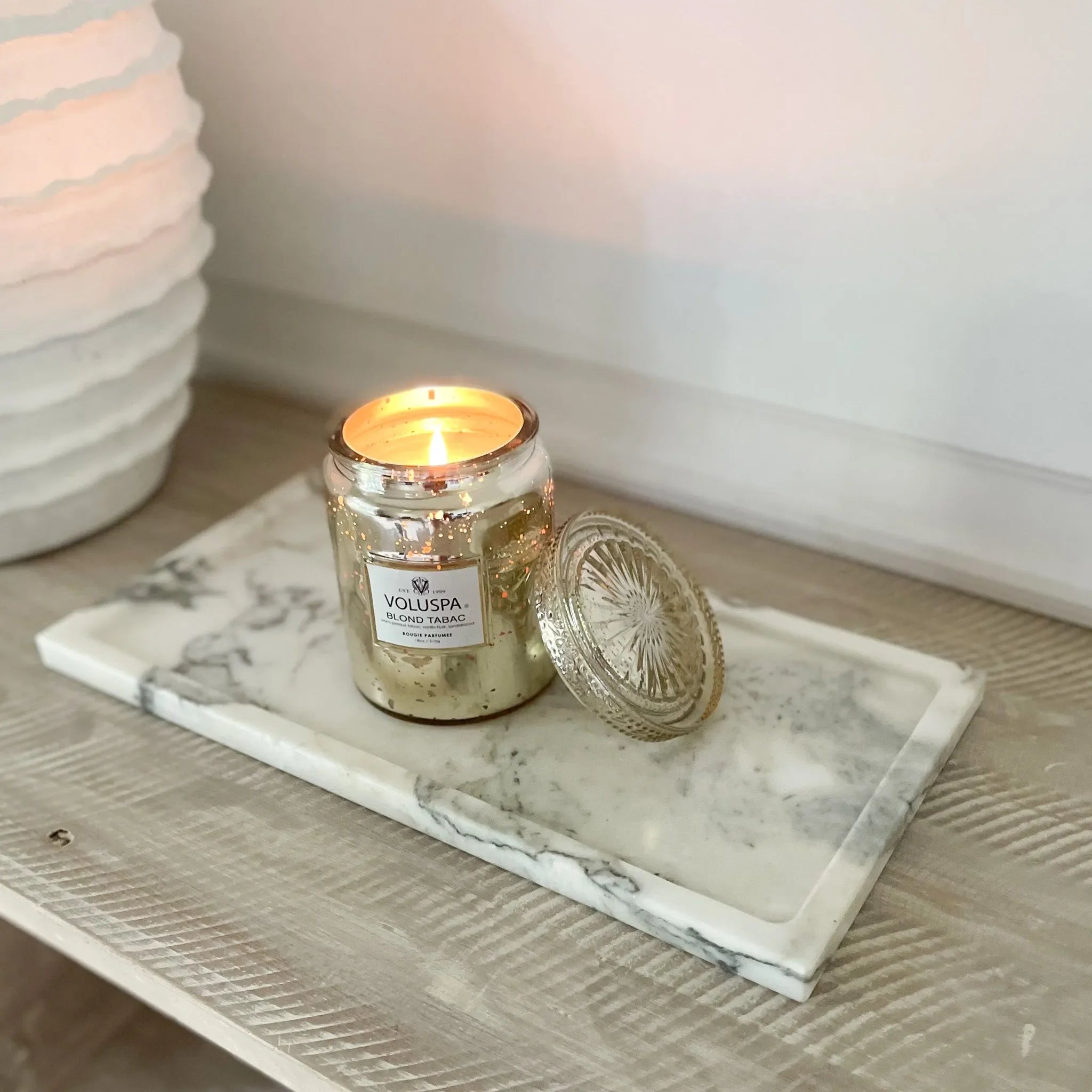 Large Calacatta Vagli Marble Tray - The Mayfair Hall