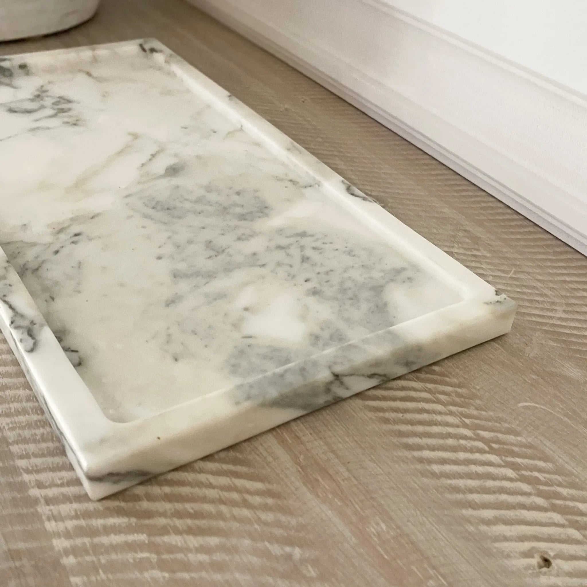 Large Calacatta Vagli Marble Tray - The Mayfair Hall