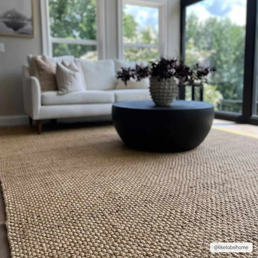 Hovland Hand Woven Natural Jute Rug
