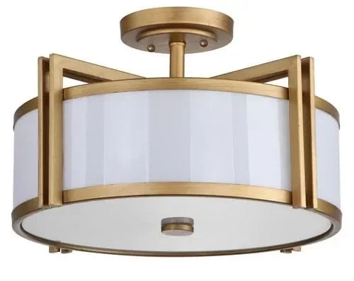 Orb Acrylic Ceiling Light in Antique Gold - The Mayfair Hall