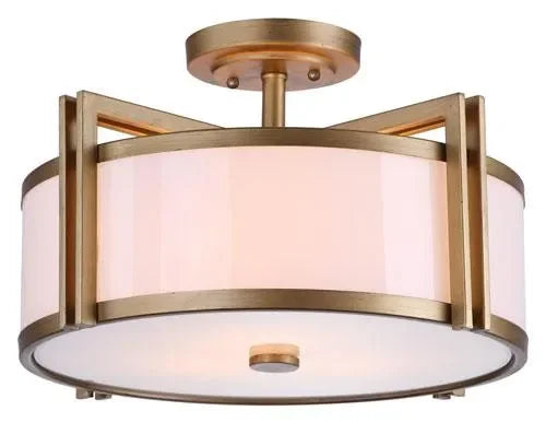 Orb Acrylic Ceiling Light in Antique Gold - The Mayfair Hall