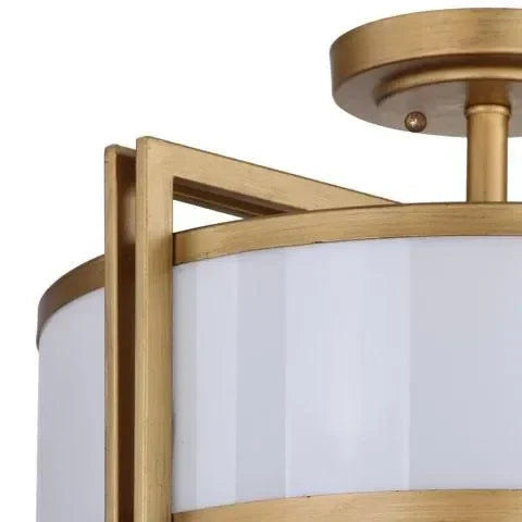 Orb Acrylic Ceiling Light in Antique Gold - The Mayfair Hall