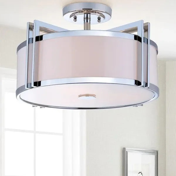 Orb Acrylic Ceiling Light in Chrome - The Mayfair Hall