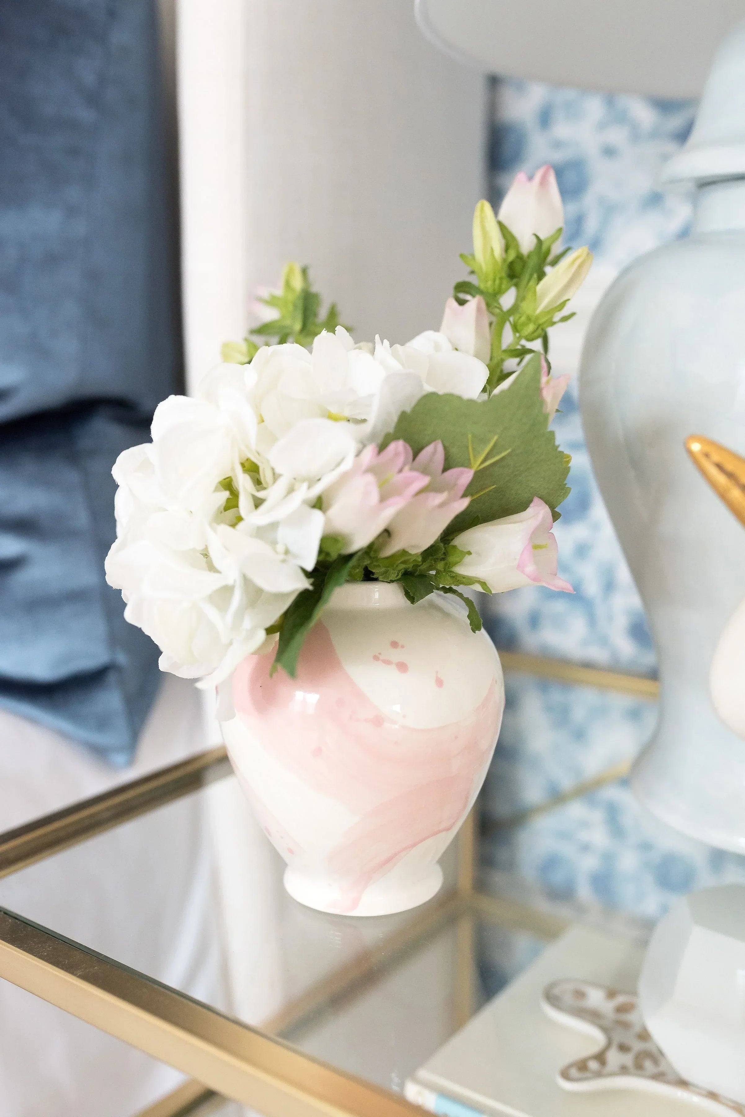 Serenity Brushstroke Ginger Jar - The Mayfair Hall