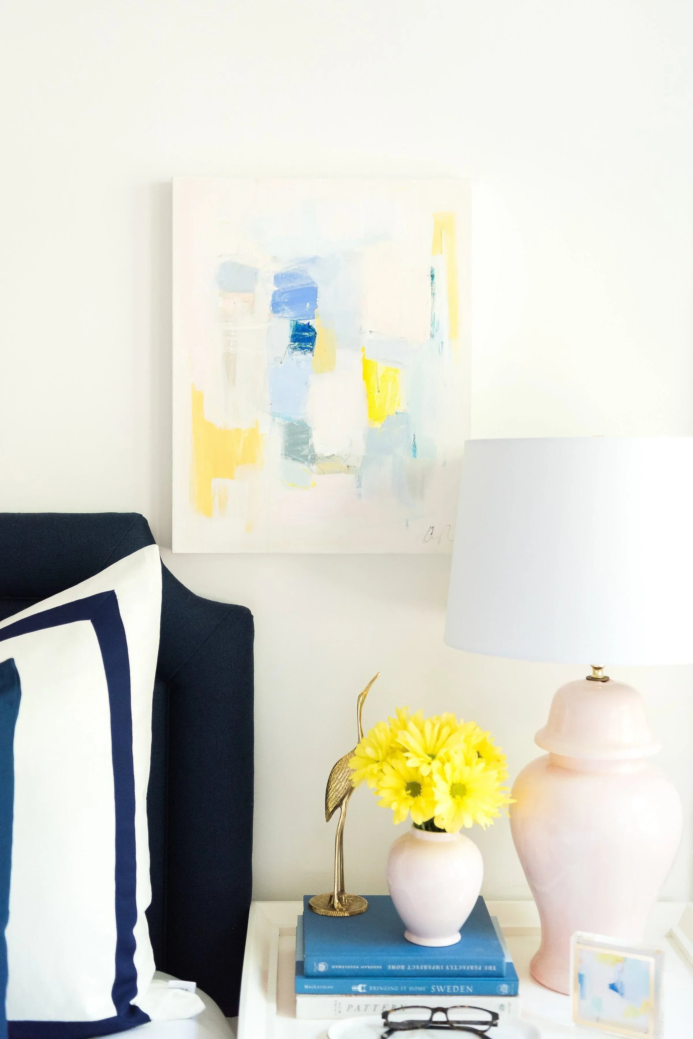 Cherry Blossom Light Pink Ginger Jar Lamp - The Mayfair Hall