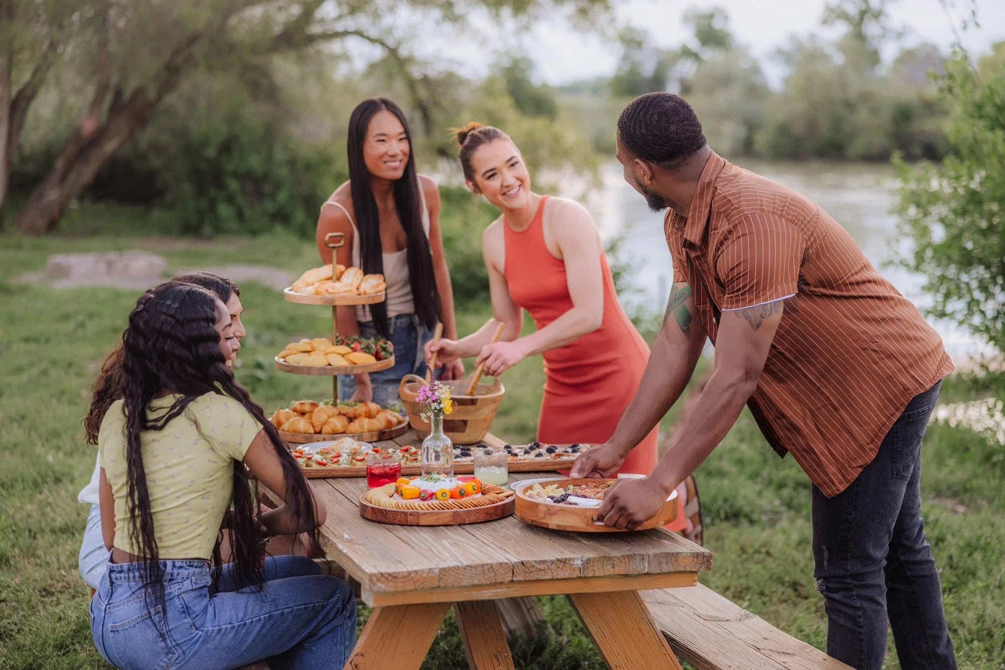 Barista Serving Tray with Glass Insert - The Mayfair Hall