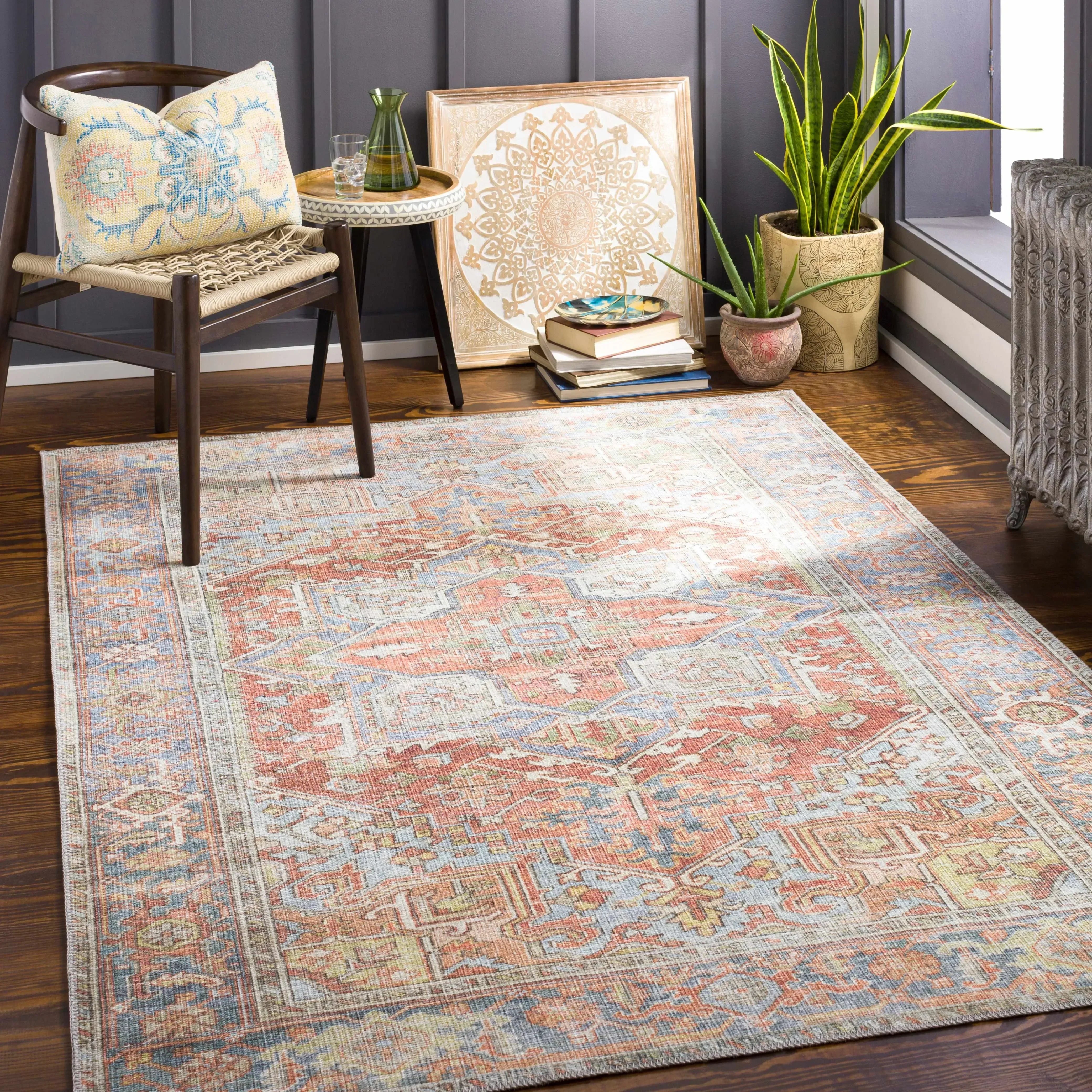 Maayon Machine Woven Polyester Rug - The Mayfair Hall