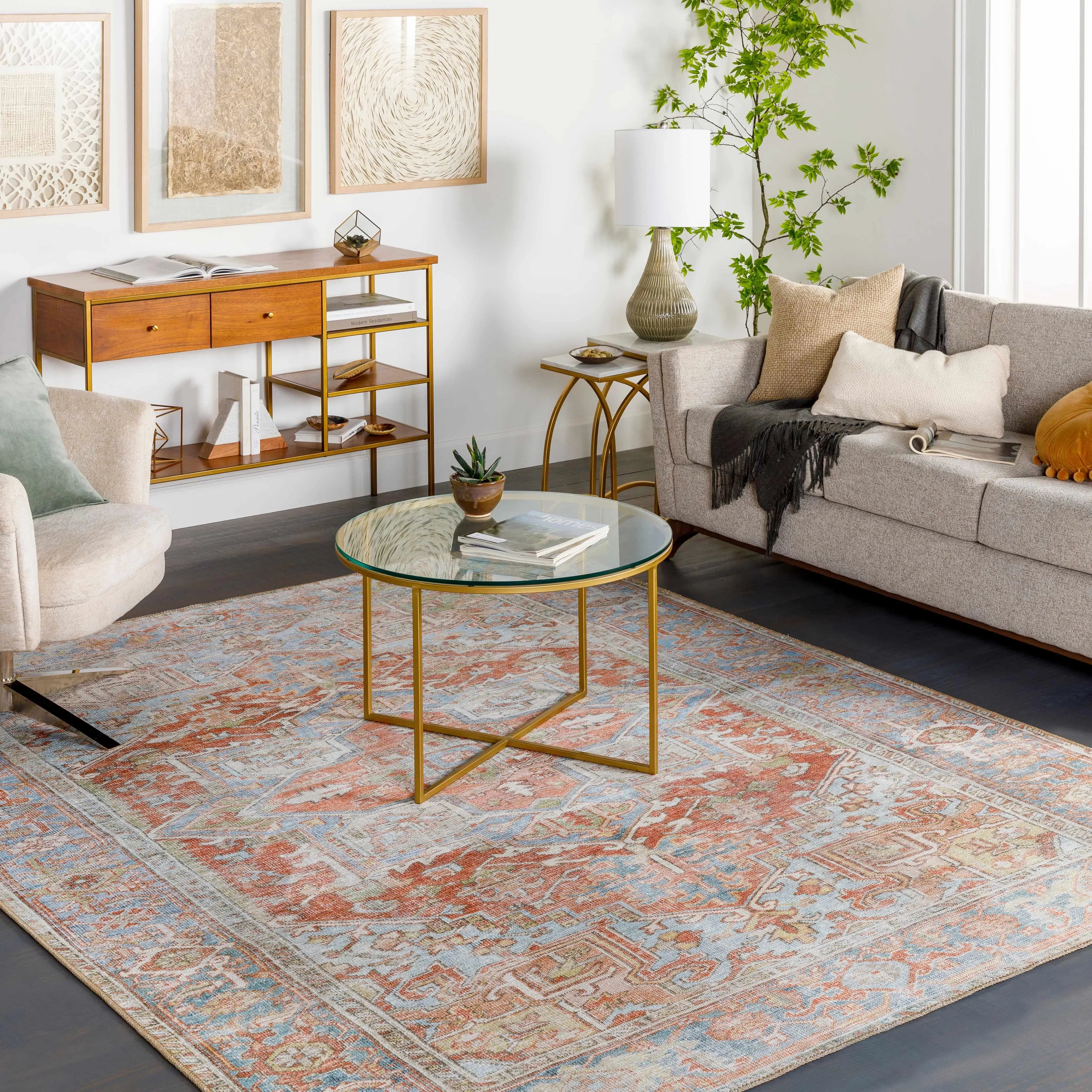 Maayon Machine Woven Polyester Rug - The Mayfair Hall