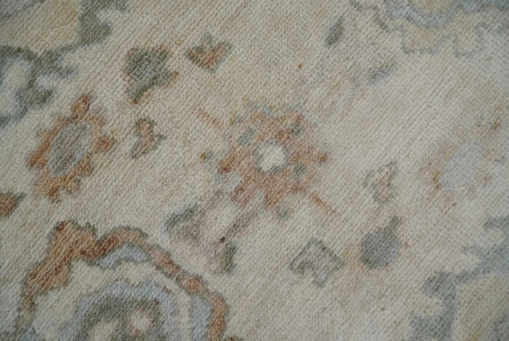 Made to Order Hand Knotted Ivory, Silver and Brown Traditional Antique Style Wool Area Rug - The Rug Decor