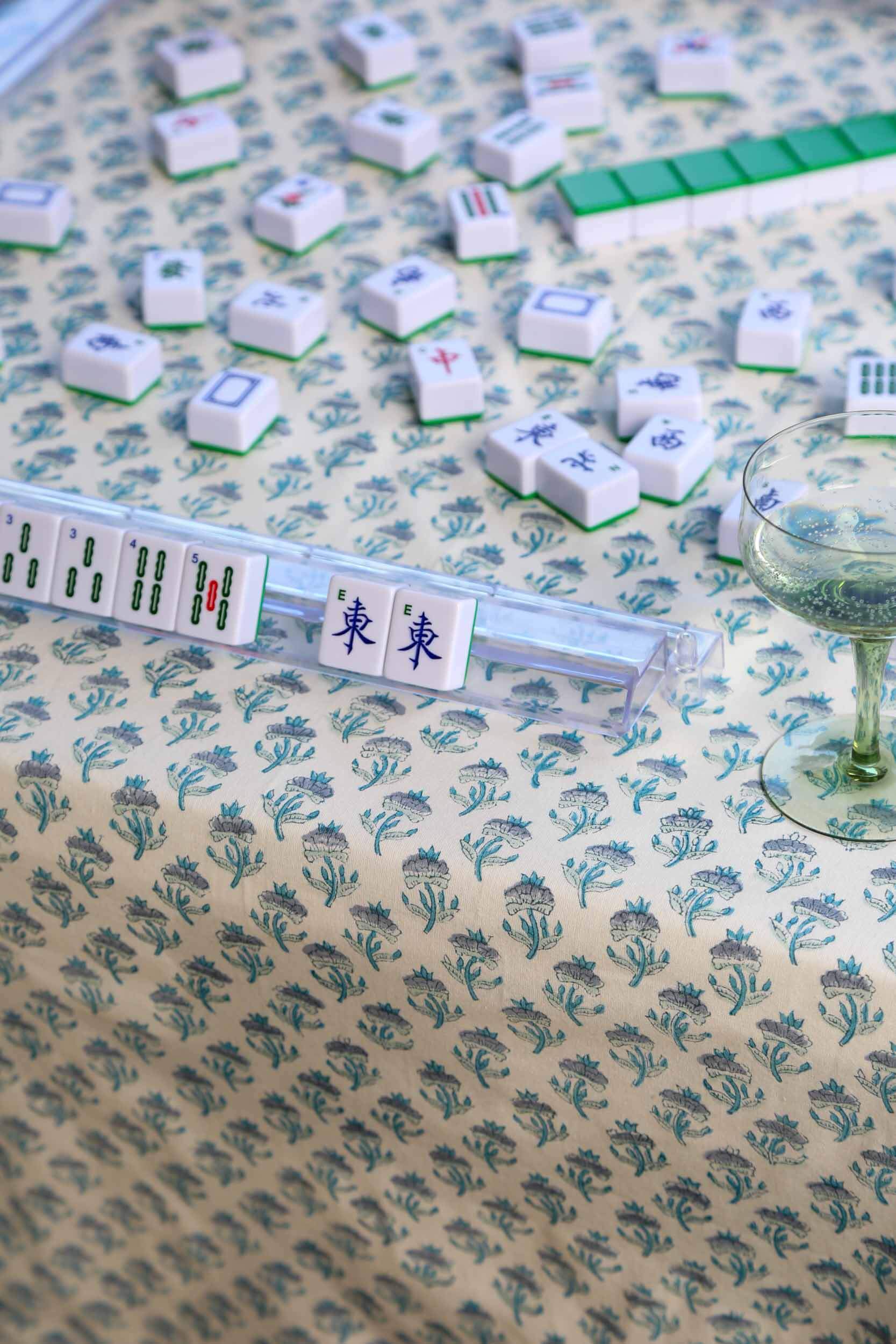 Plum Blossom Square Tablecloth