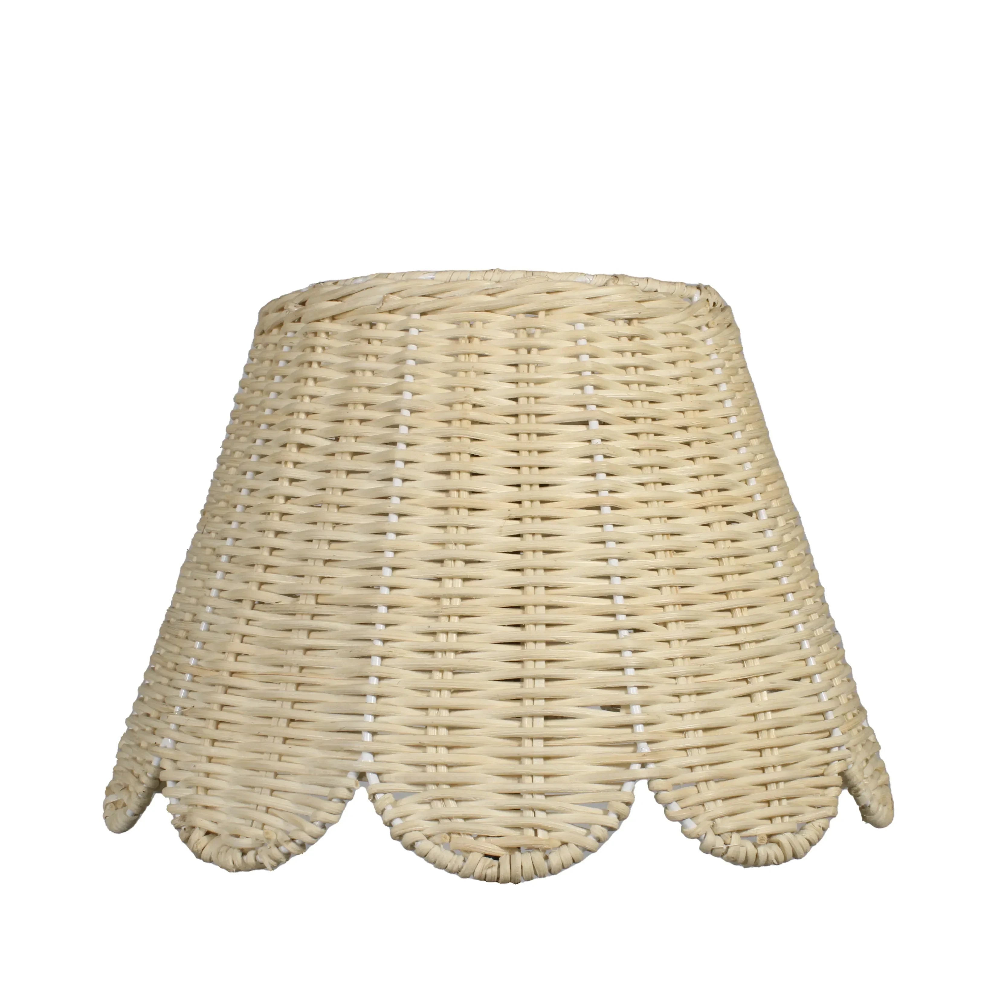Rattan Lampshade (Scalloped) - The Mayfair Hall