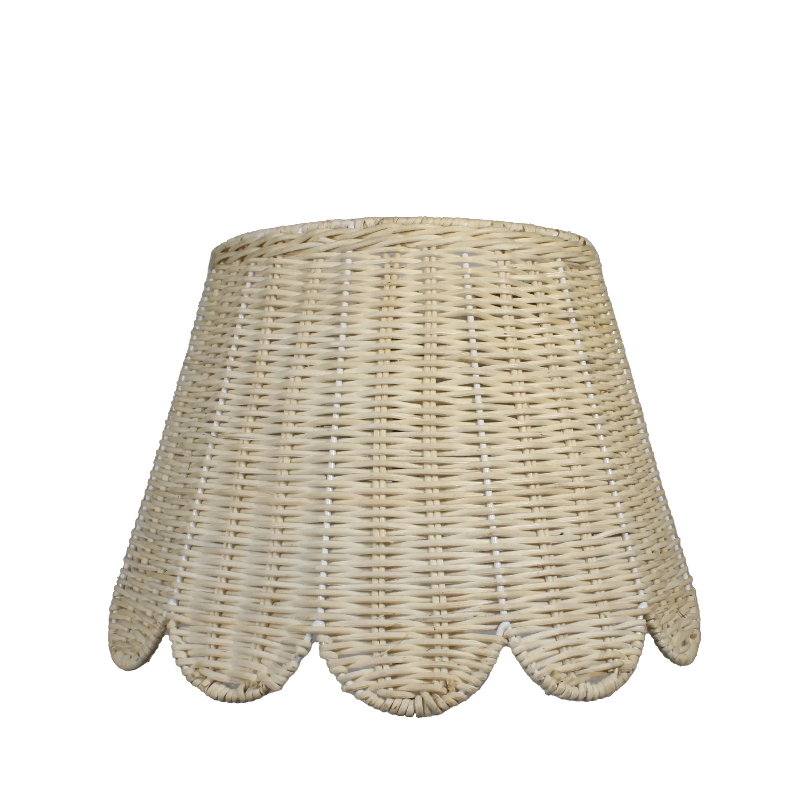 Rattan Lampshade (Scalloped) - The Mayfair Hall