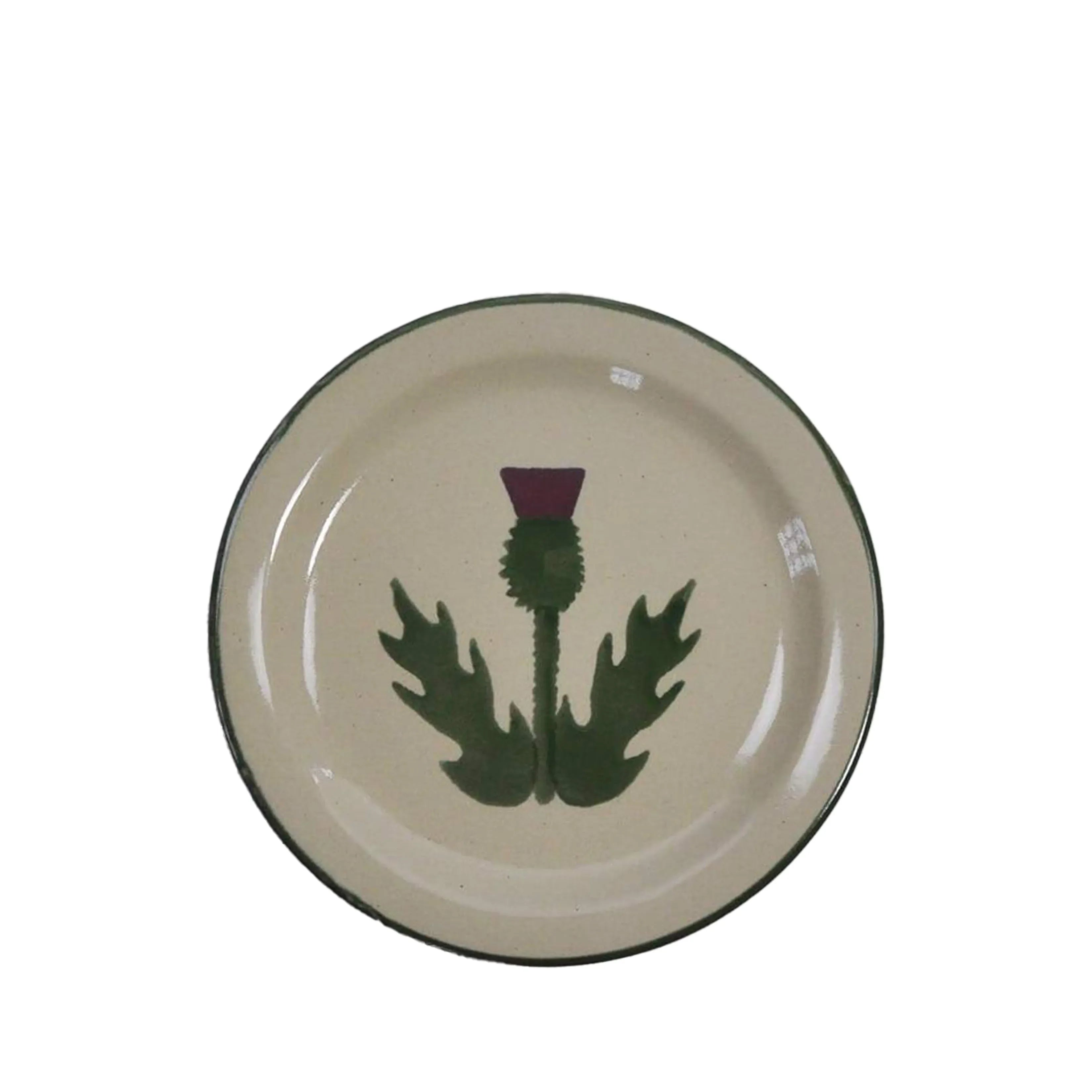 Cream Thistle Dinner Plate - The Mayfair Hall