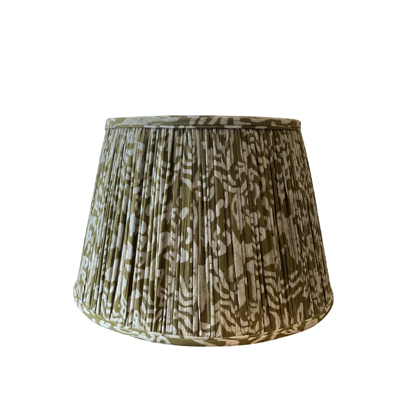 Gathered Fabric Drum in Free Bird