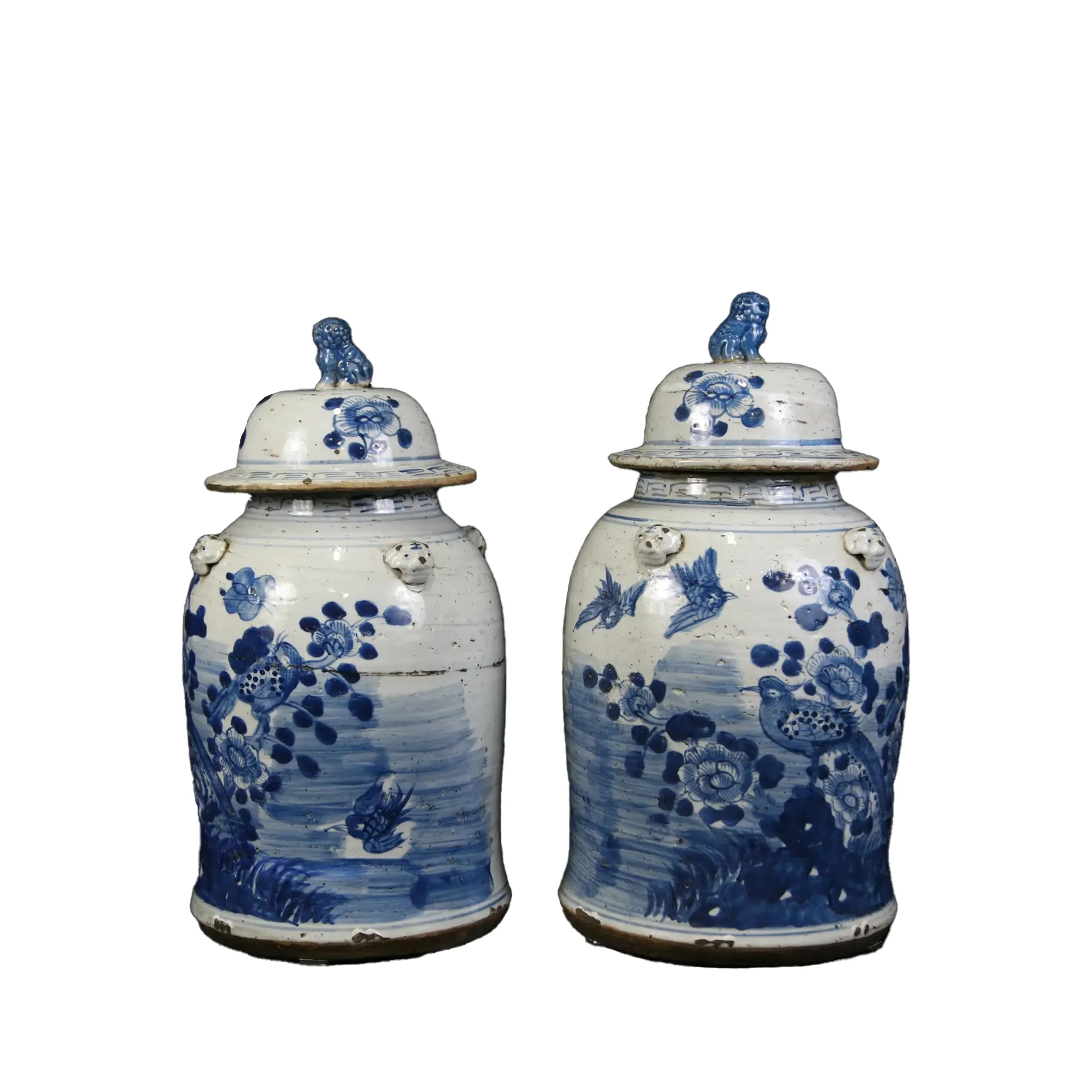 Pair of Chinese Temple Jars - The Mayfair Hall