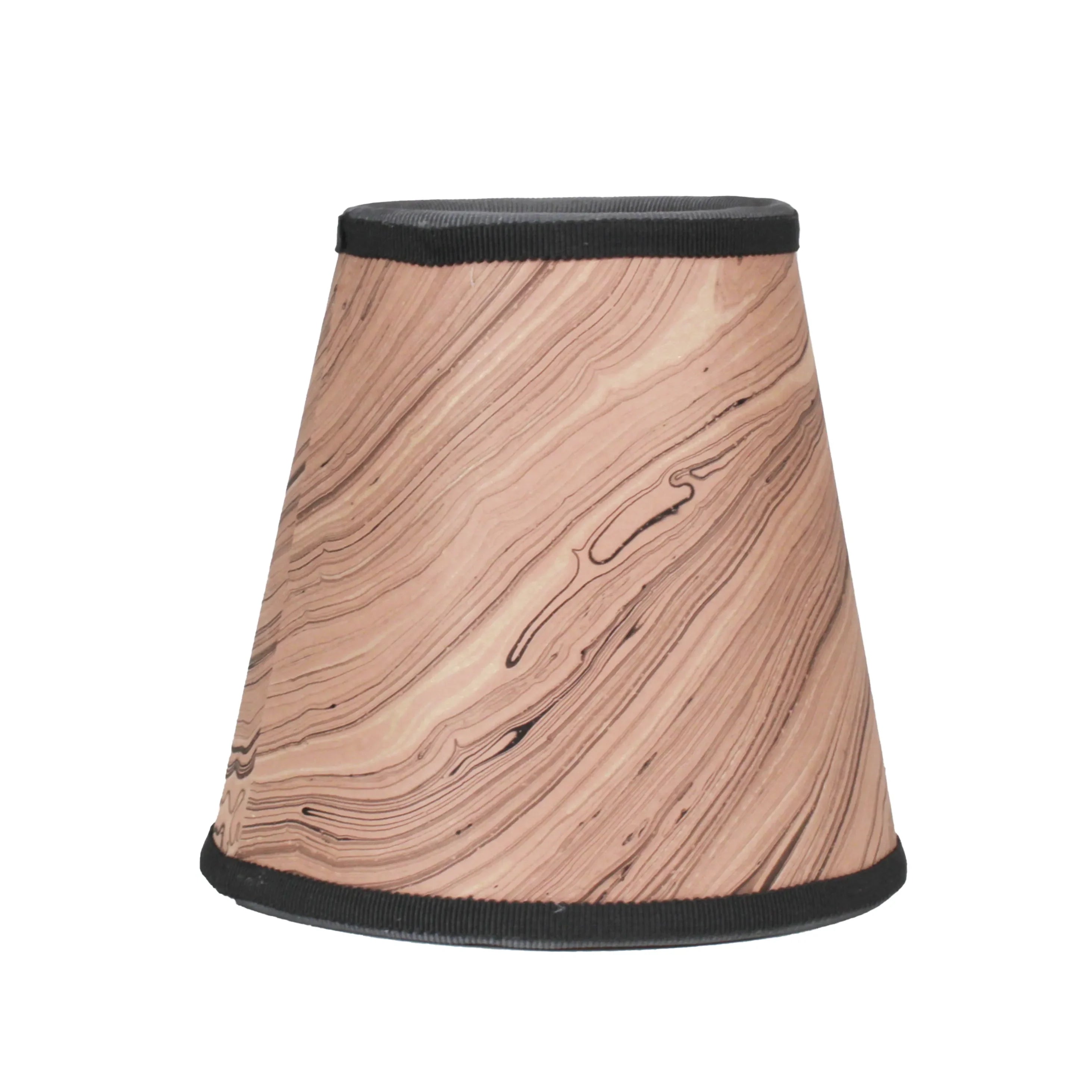 Small Paper Empire Shade Cover in Pink Marble - The Mayfair Hall