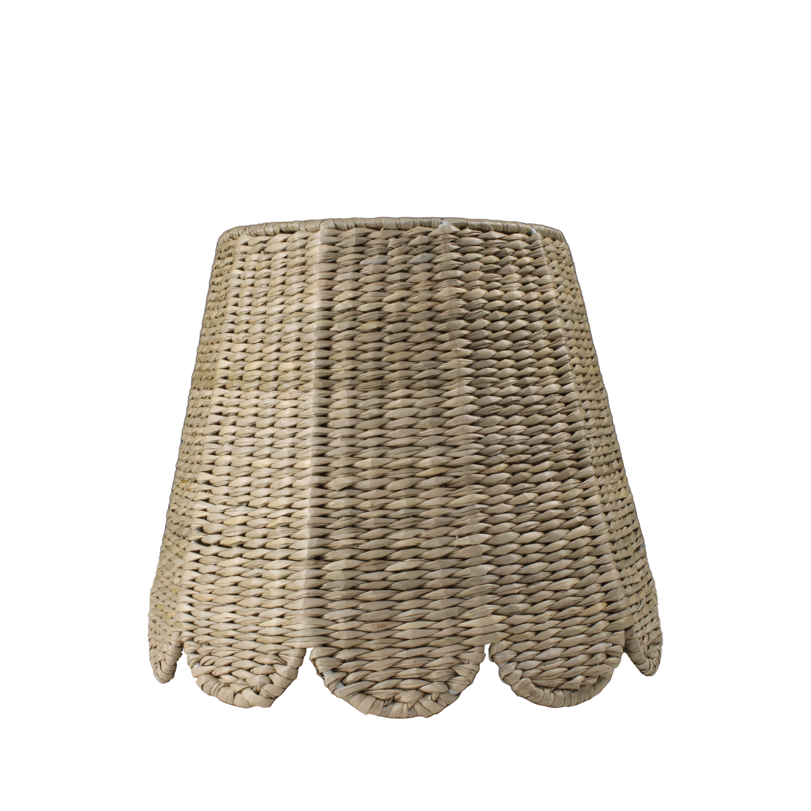 XXL Seagrass Shade Cover (Scalloped in Natural)