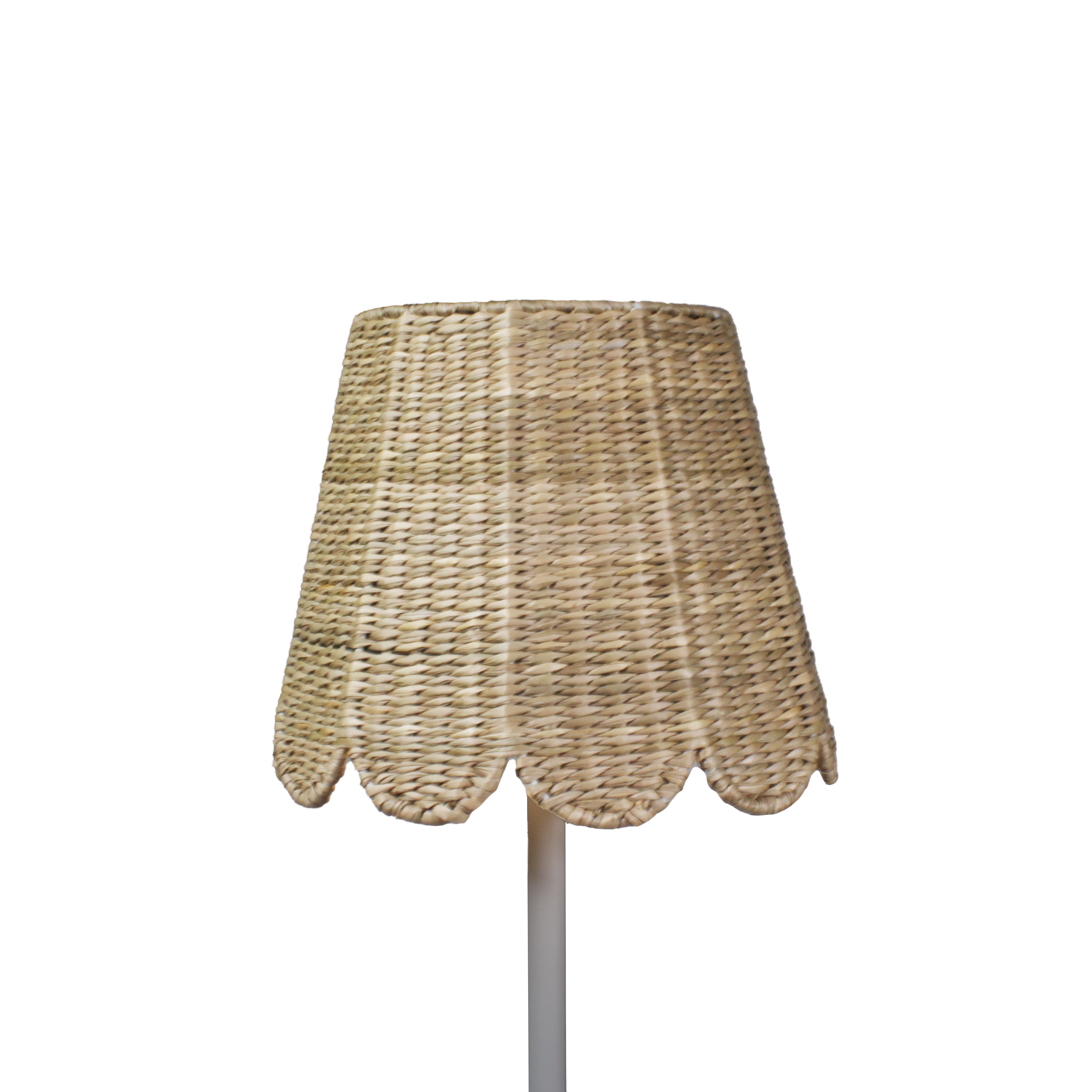 Large Seagrass Shade Cover (Scalloped in Natural)