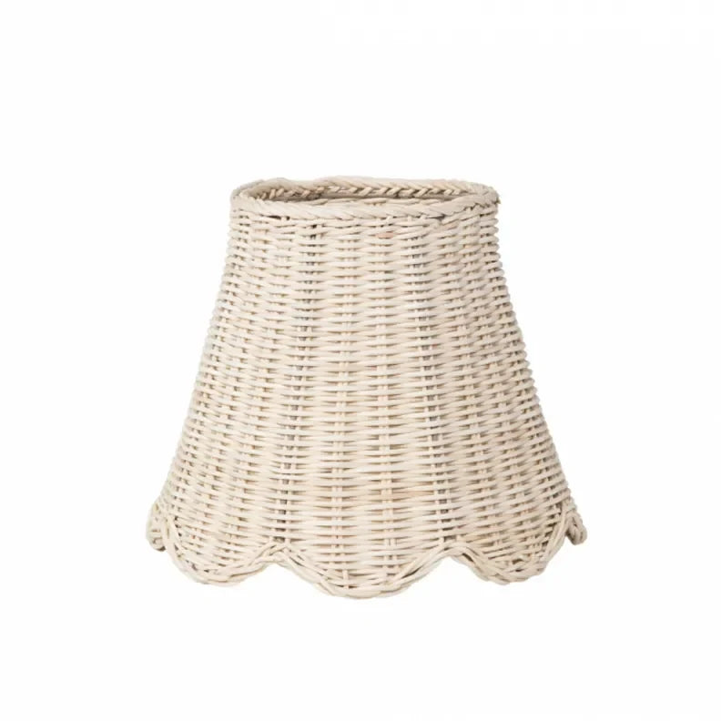 Rattan Lampshade (Scalloped) - The Mayfair Hall