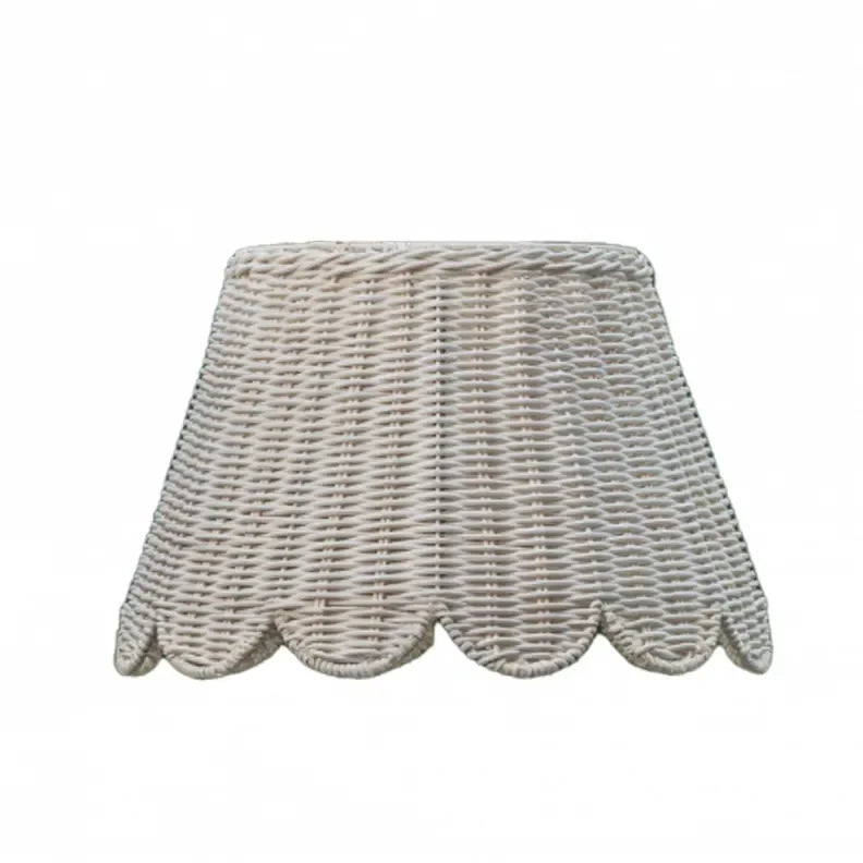 Rattan Lampshade (Scalloped) - The Mayfair Hall