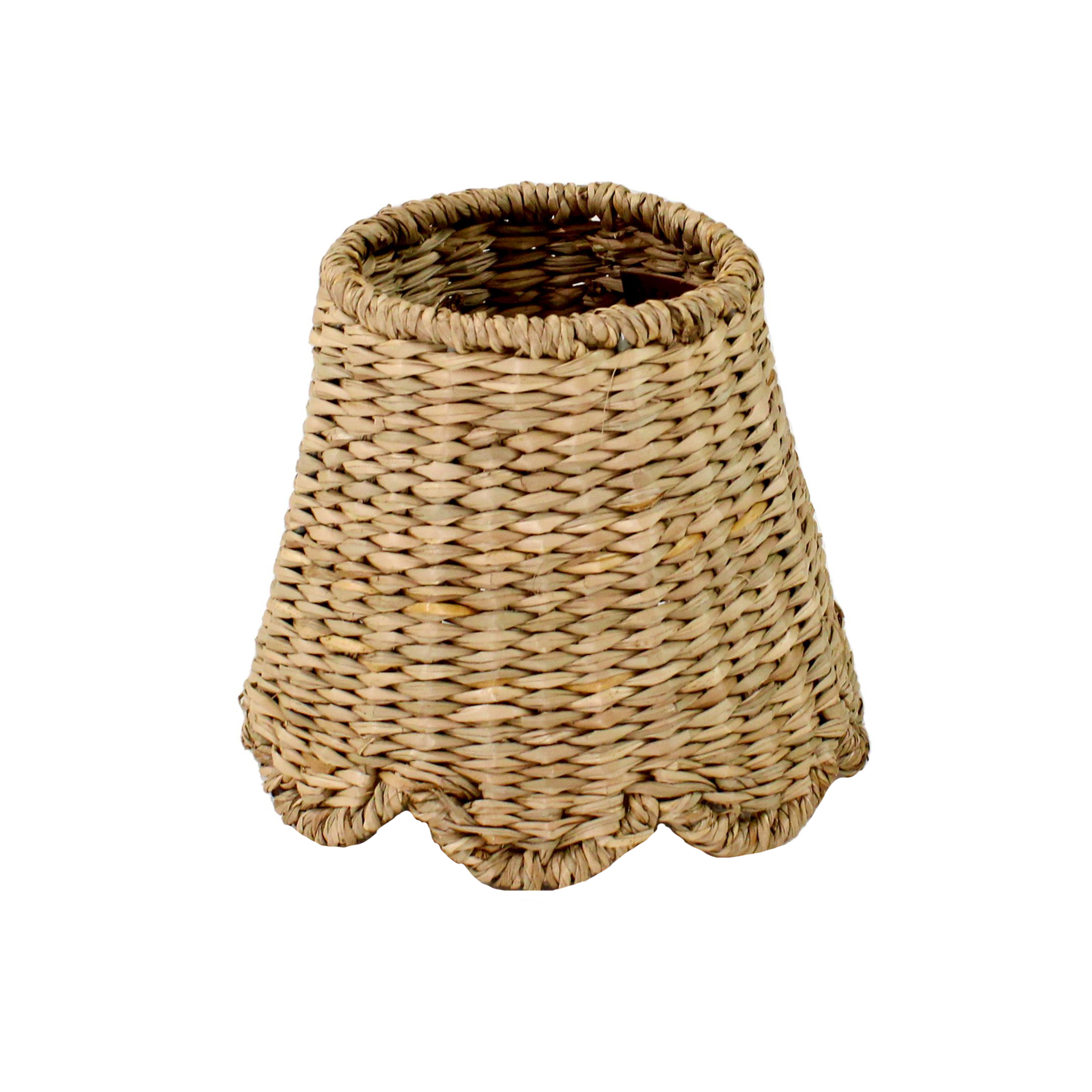 Large Seagrass Shade Cover (Scalloped in Natural)