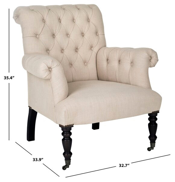 Bennet Club Chair in True Taupe