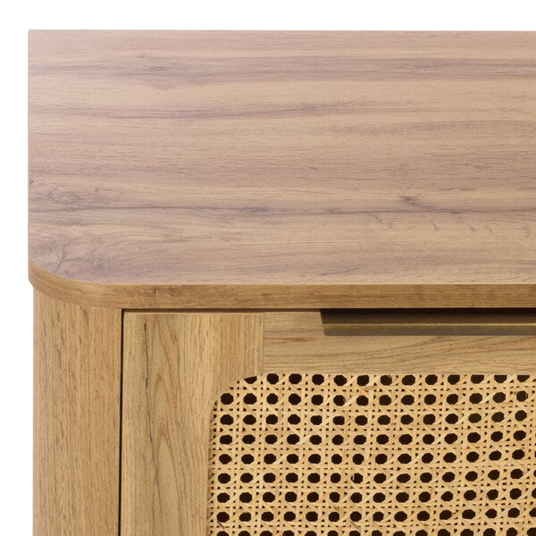 Brey 3 Drawer Media Stand in Oak