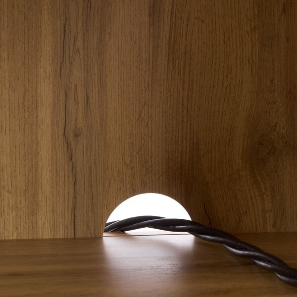 Brey 3 Drawer Media Stand in Oak