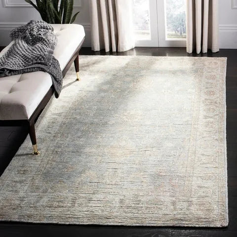 Maharaja Viscose Rug in Light Blue