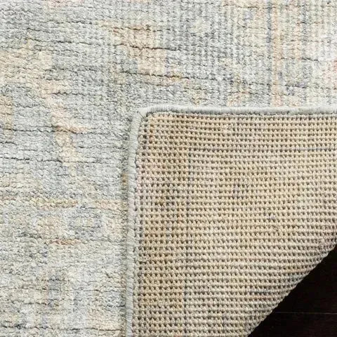 Maharaja Viscose Rug in Light Blue - The Mayfair Hall