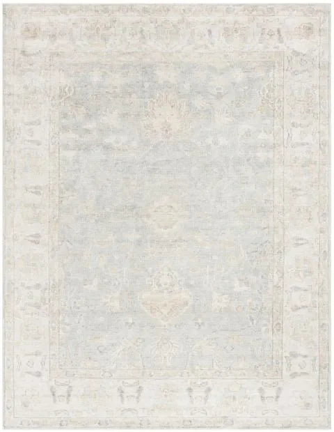 Maharaja Viscose Rug in Light Blue - The Mayfair Hall